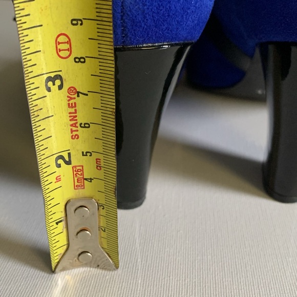 Mary Jane heels in Colbalt blue “ First” heels - Picture 7 of 9